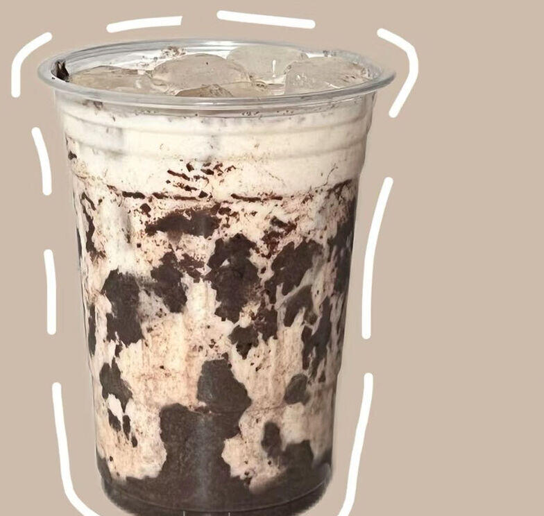 Oreo chocolate milk tea