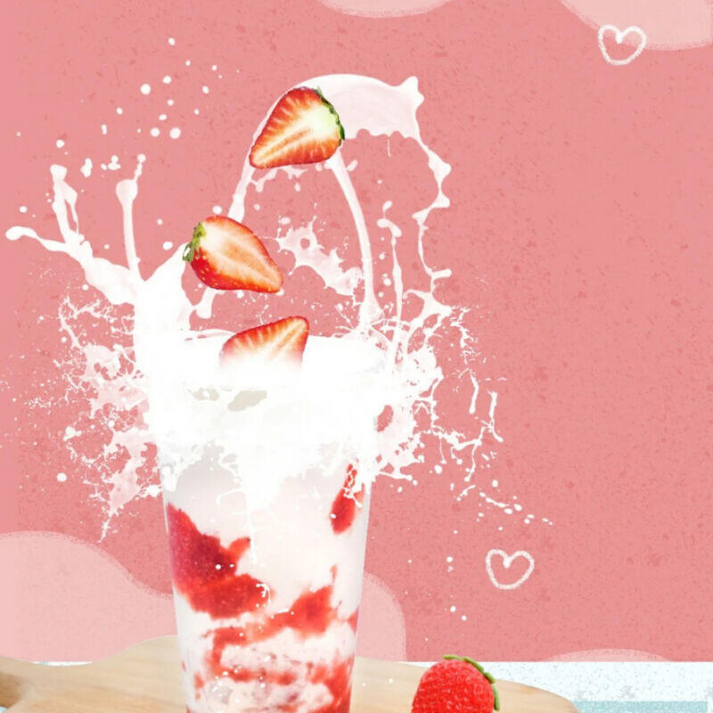 Strawberry Fresh Milk Tea